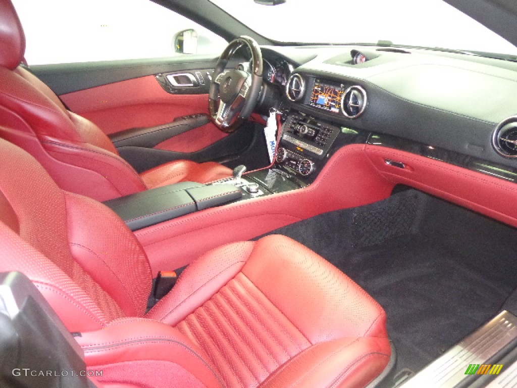 Red/Black Interior 2013 Mercedes-Benz SL 550 Roadster Photo #90192251