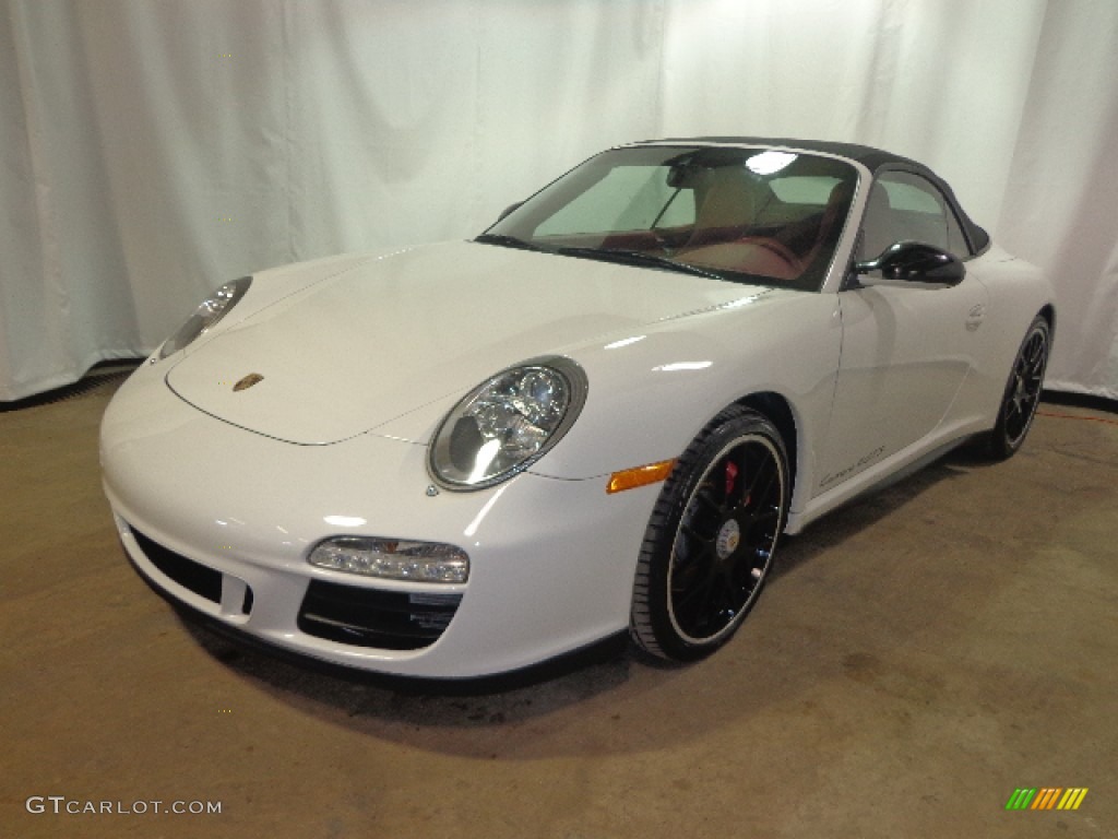 2012 911 Carrera 4 GTS Cabriolet - Carrara White / Carrera Red Natural Leather photo #3