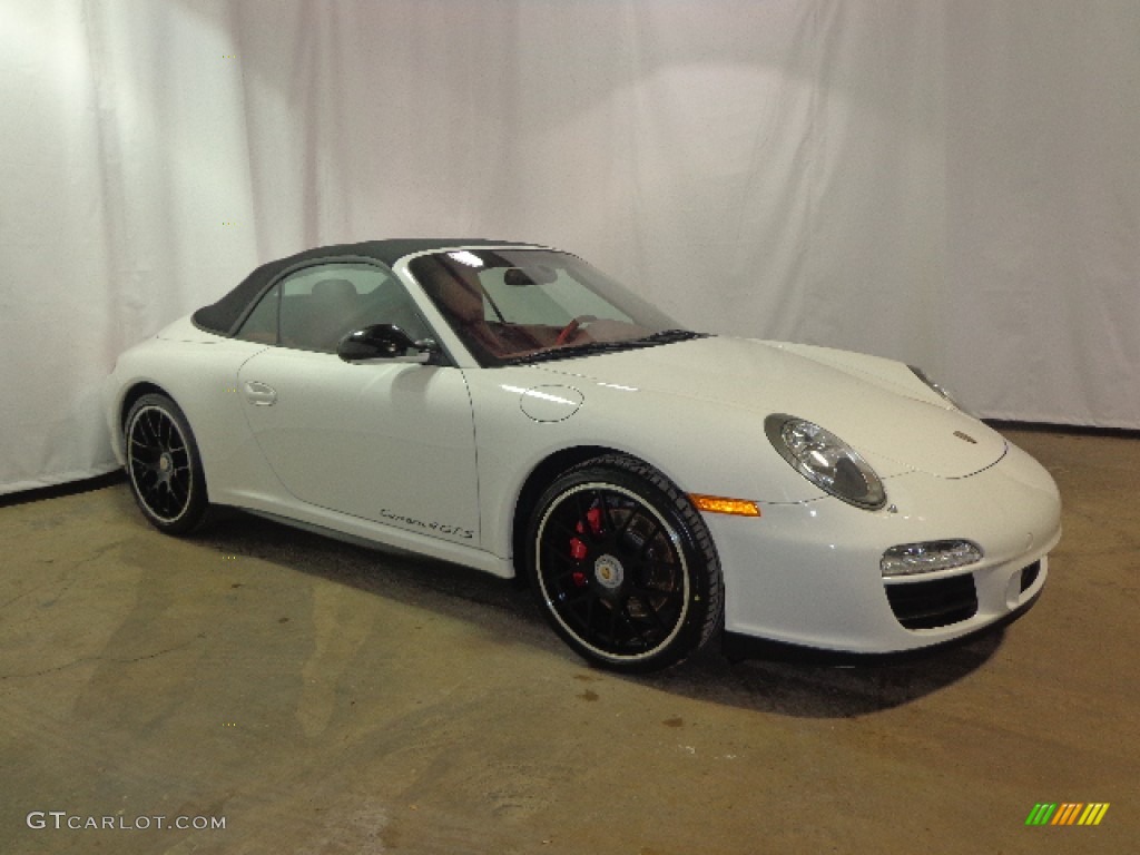 2012 911 Carrera 4 GTS Cabriolet - Carrara White / Carrera Red Natural Leather photo #18