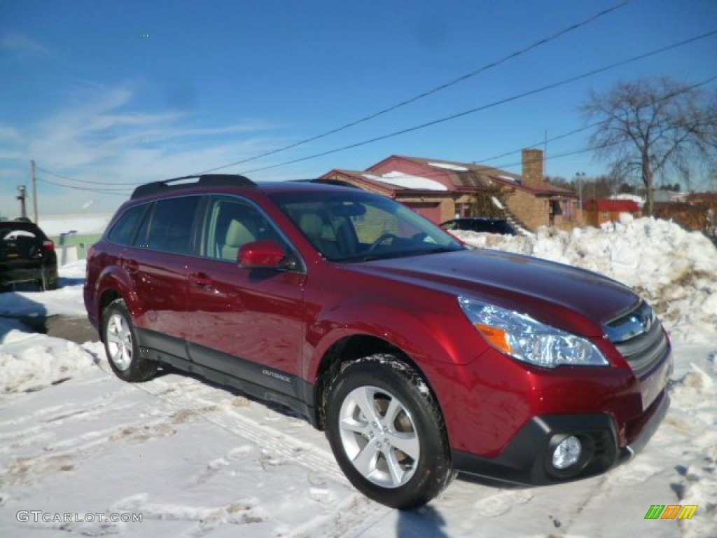 Venetian Red Pearl 2014 Subaru Outback 2.5i Limited Exterior Photo #90192833