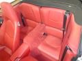 Carrera Red Natural Leather Rear Seat Photo for 2012 Porsche 911 #90192983