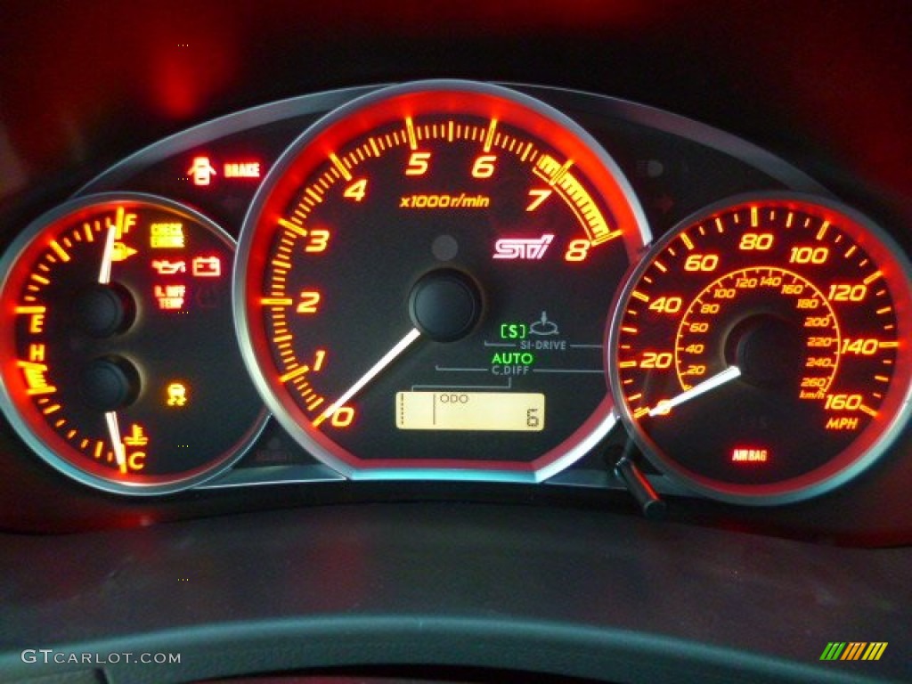 2014 Subaru Impreza WRX STi 5 Door Gauges Photos