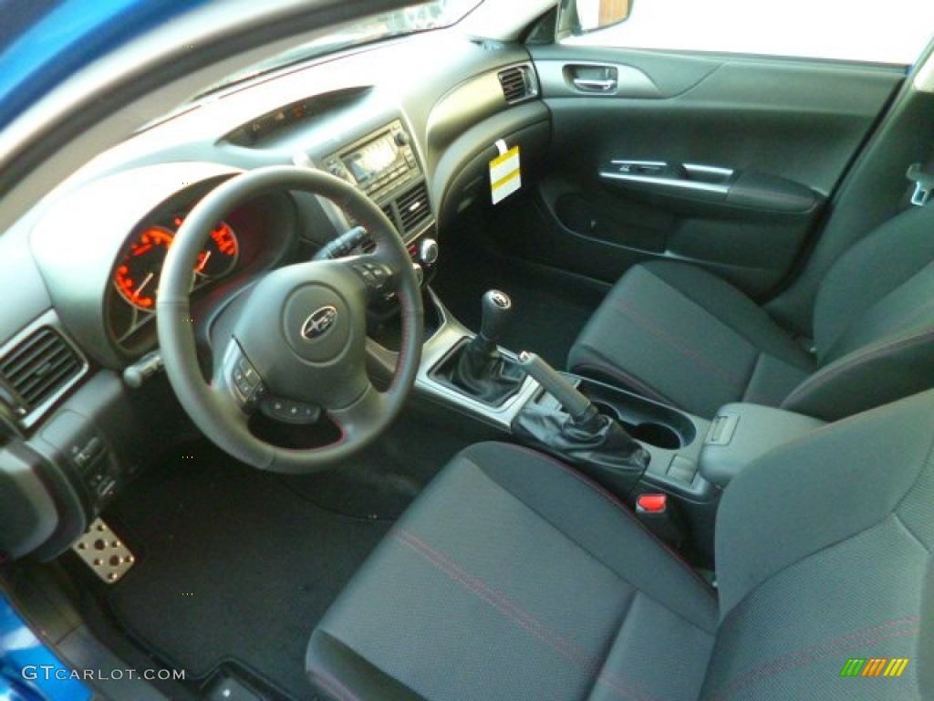 Black Interior 2014 Subaru Impreza WRX Premium 5 Door Photo #90194090
