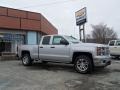 2014 Silver Ice Metallic Chevrolet Silverado 1500 LT Double Cab 4x4  photo #1