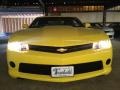 2014 Bright Yellow Chevrolet Camaro LS Coupe  photo #2