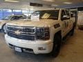 2014 White Diamond Tricoat Chevrolet Silverado 1500 High Country Crew Cab 4x4  photo #1