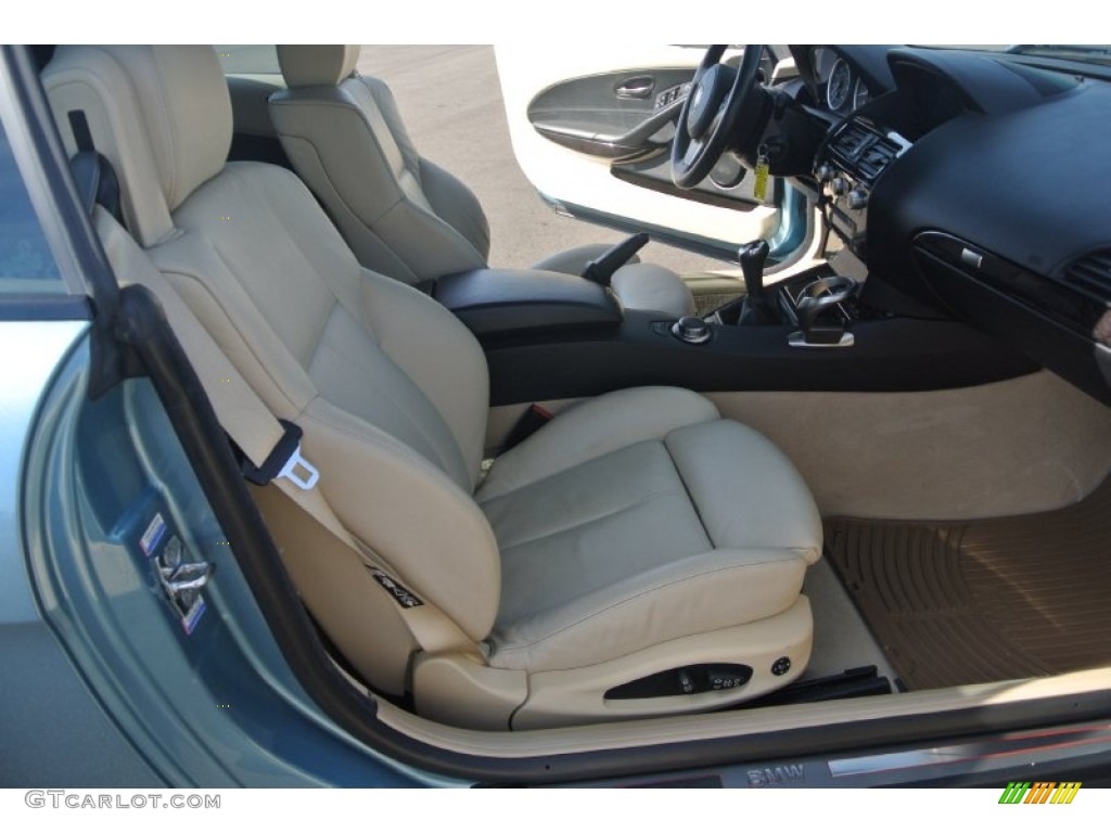 2007 6 Series 650i Convertible - Atlantic Blue Metallic / Cream Beige photo #21