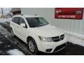 Bianco White 2011 Dodge Journey Crew AWD