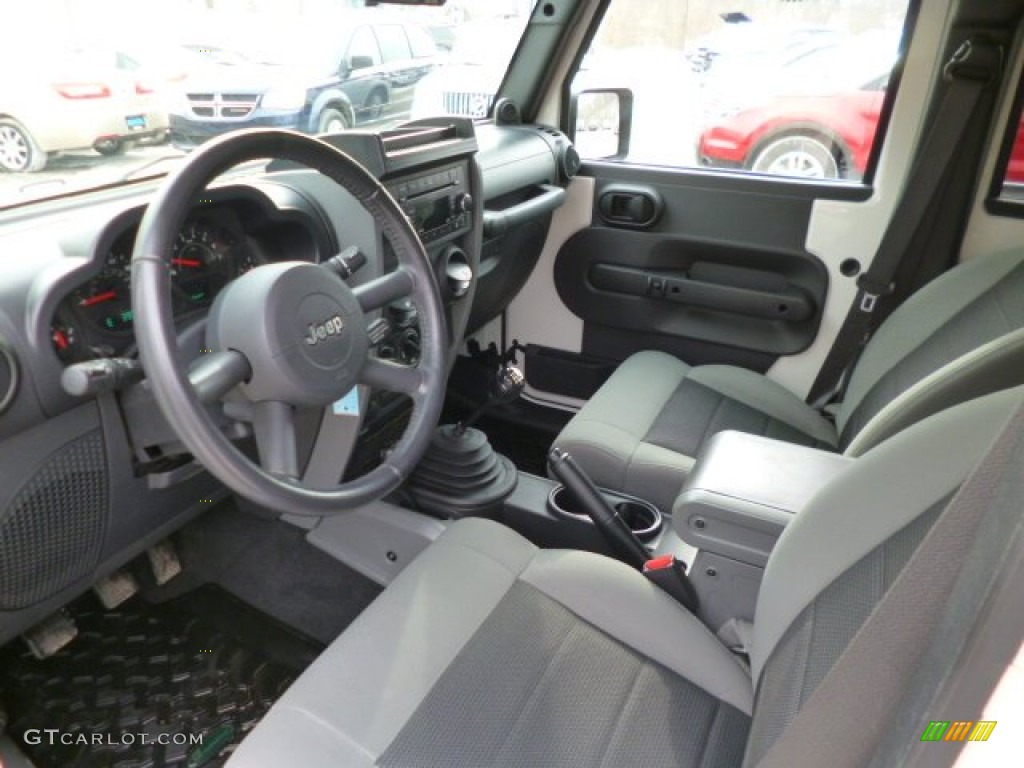 Dark Slate Gray/Medium Slate Gray Interior 2009 Jeep Wrangler Unlimited X 4x4 Photo #90198626