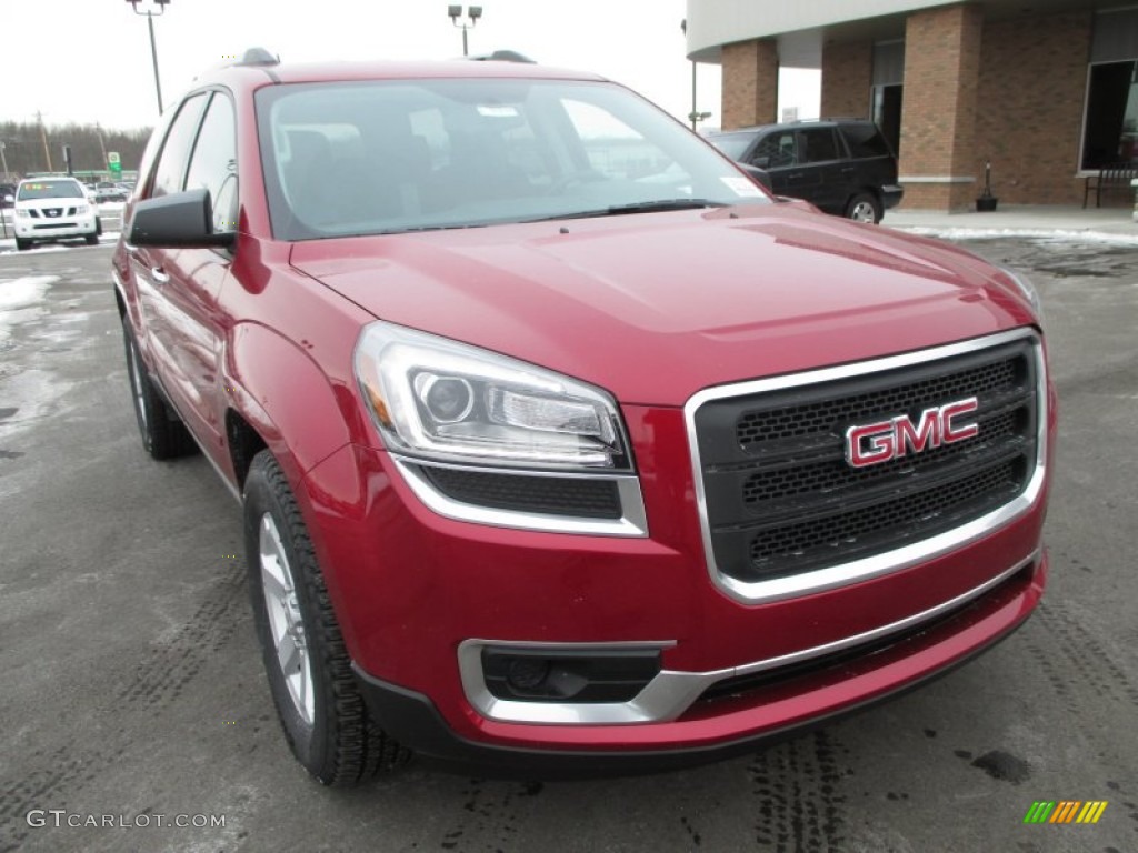 Crystal Red Tintcoat 2014 GMC Acadia SLE Exterior Photo #90199064