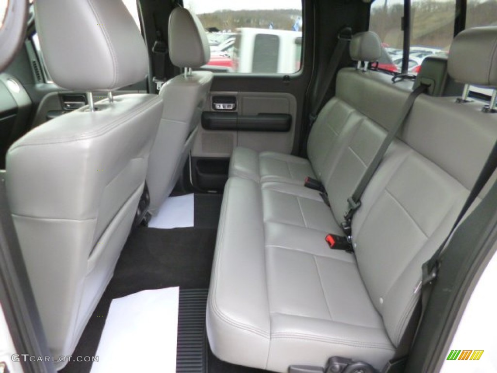 2005 F150 FX4 SuperCrew 4x4 - Oxford White / Medium Flint/Dark Flint Grey photo #13