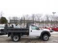 Oxford White 2014 Ford F450 Super Duty XL Regular Cab 4x4 Dump Truck Exterior