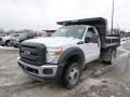 Oxford White - F450 Super Duty XL Regular Cab 4x4 Dump Truck Photo No. 4