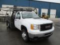 2014 Summit White GMC Sierra 3500HD Regular Cab Utility Truck  photo #2