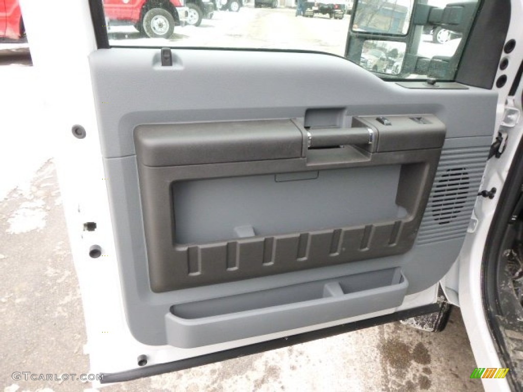 2014 Ford F450 Super Duty XL Regular Cab 4x4 Dump Truck Steel Door Panel Photo #90200741