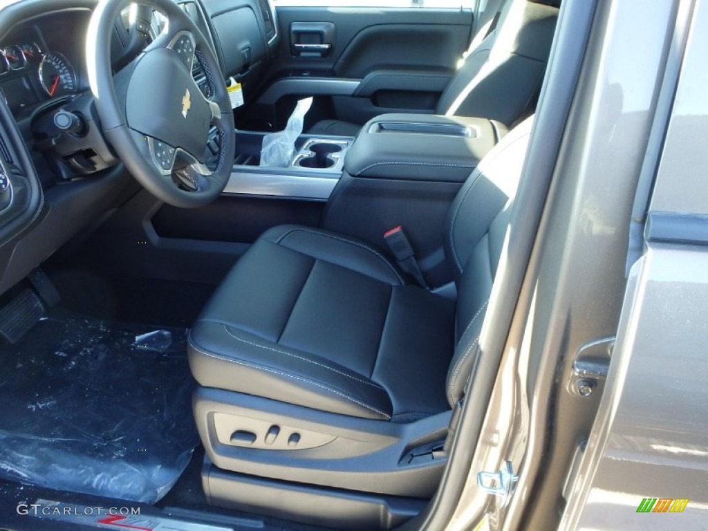 2014 Silverado 1500 LTZ Z71 Crew Cab 4x4 - Brownstone Metallic / Jet Black photo #3