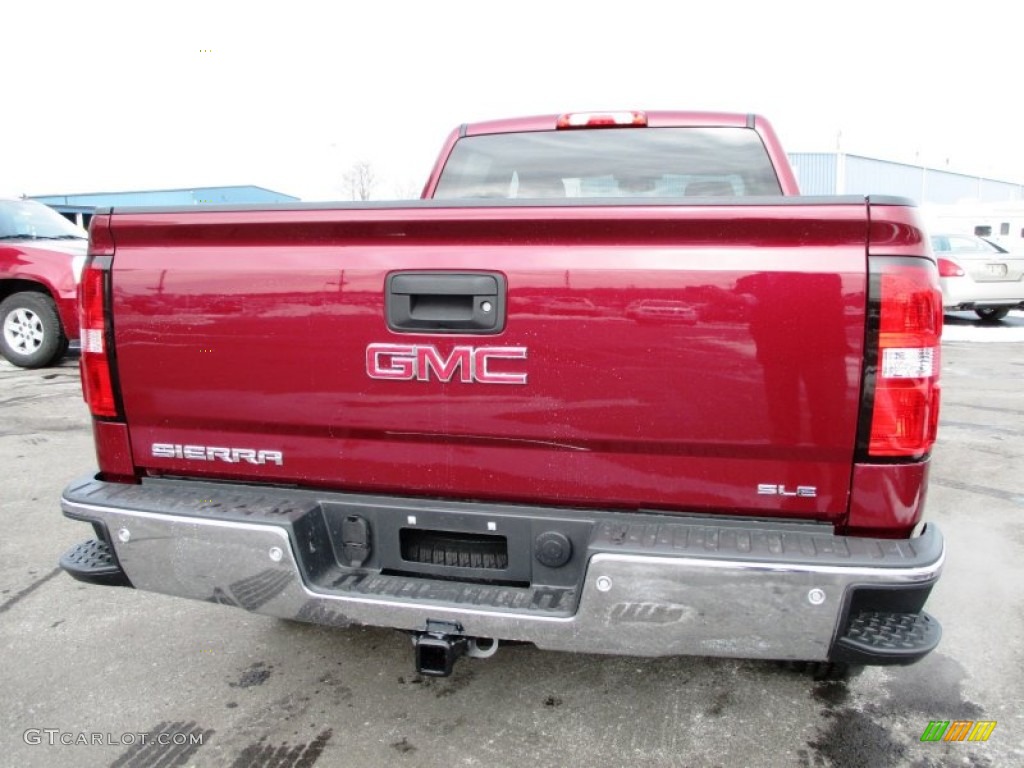 2014 Sierra 1500 SLE Crew Cab 4x4 - Sonoma Red Metallic / Jet Black photo #32