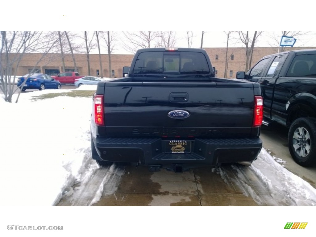 2008 F450 Super Duty King Ranch Crew Cab 4x4 Dually - Black / Chaparral Leather photo #5