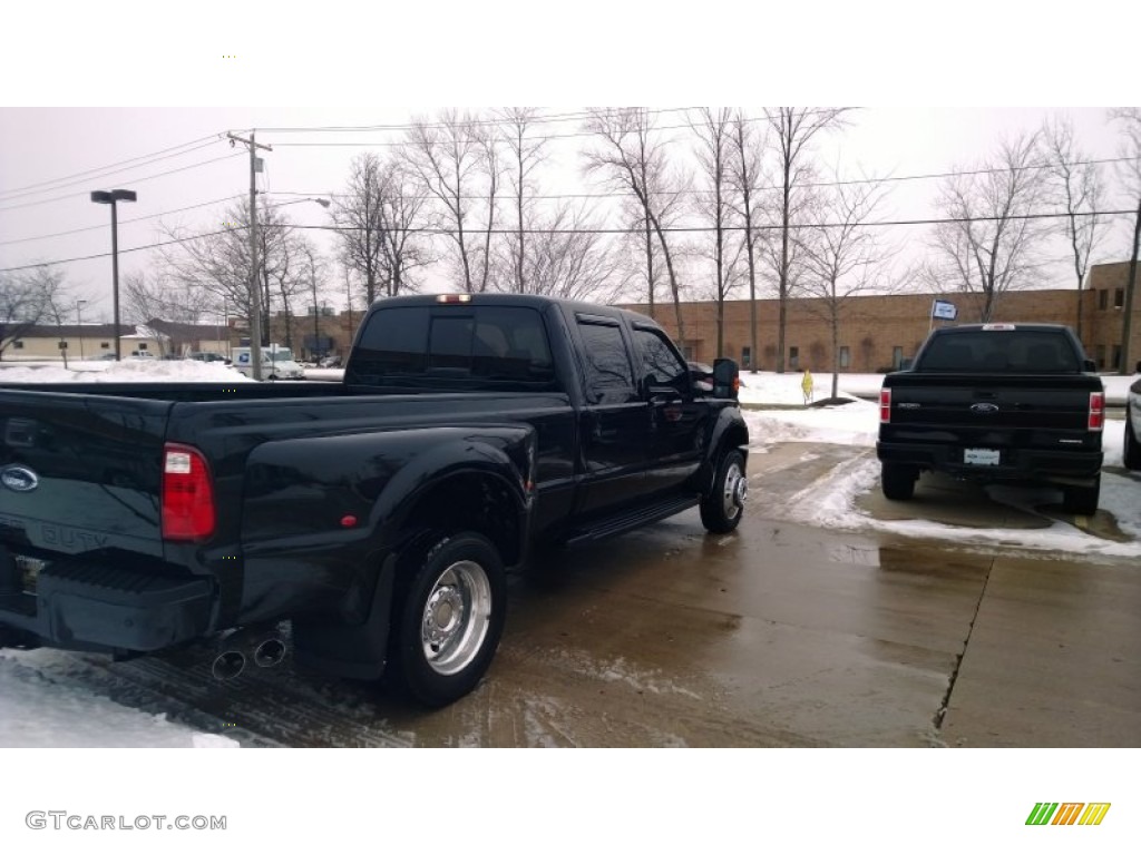 2008 F450 Super Duty King Ranch Crew Cab 4x4 Dually - Black / Chaparral Leather photo #6