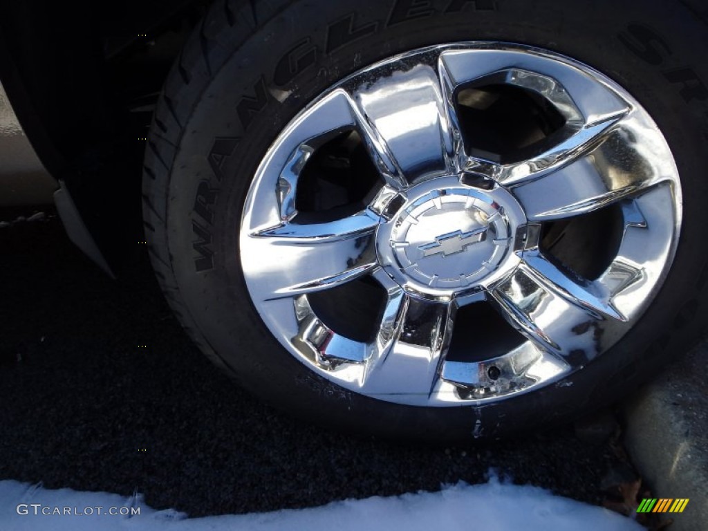 2014 Silverado 1500 LTZ Z71 Crew Cab 4x4 - Brownstone Metallic / Jet Black photo #7