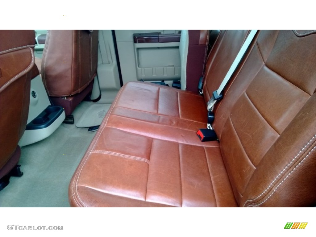 2008 F450 Super Duty King Ranch Crew Cab 4x4 Dually - Black / Chaparral Leather photo #13