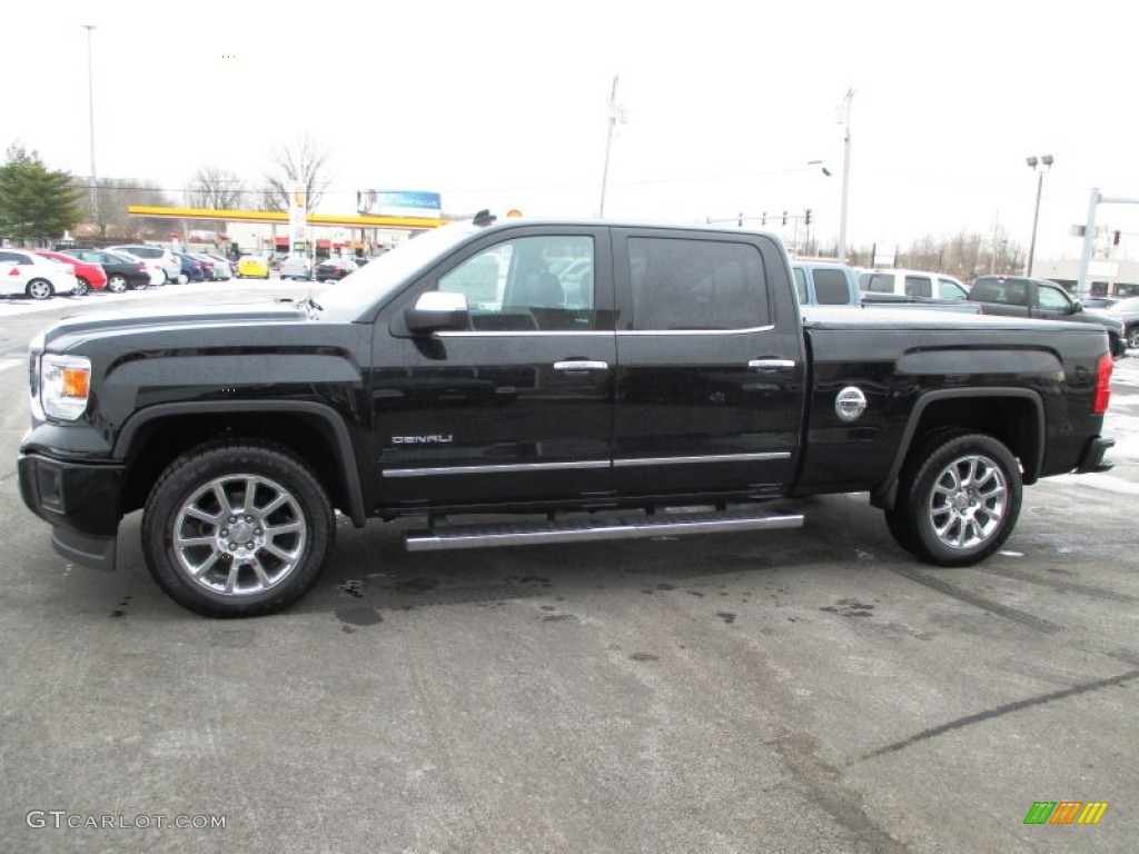 2014 Sierra 1500 Denali Crew Cab 4x4 - Onyx Black / Jet Black photo #4