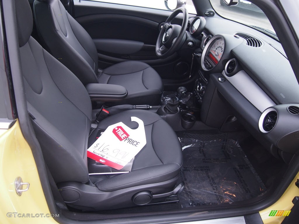 2011 Cooper Hardtop - Interchange Yellow / Carbon Black photo #5