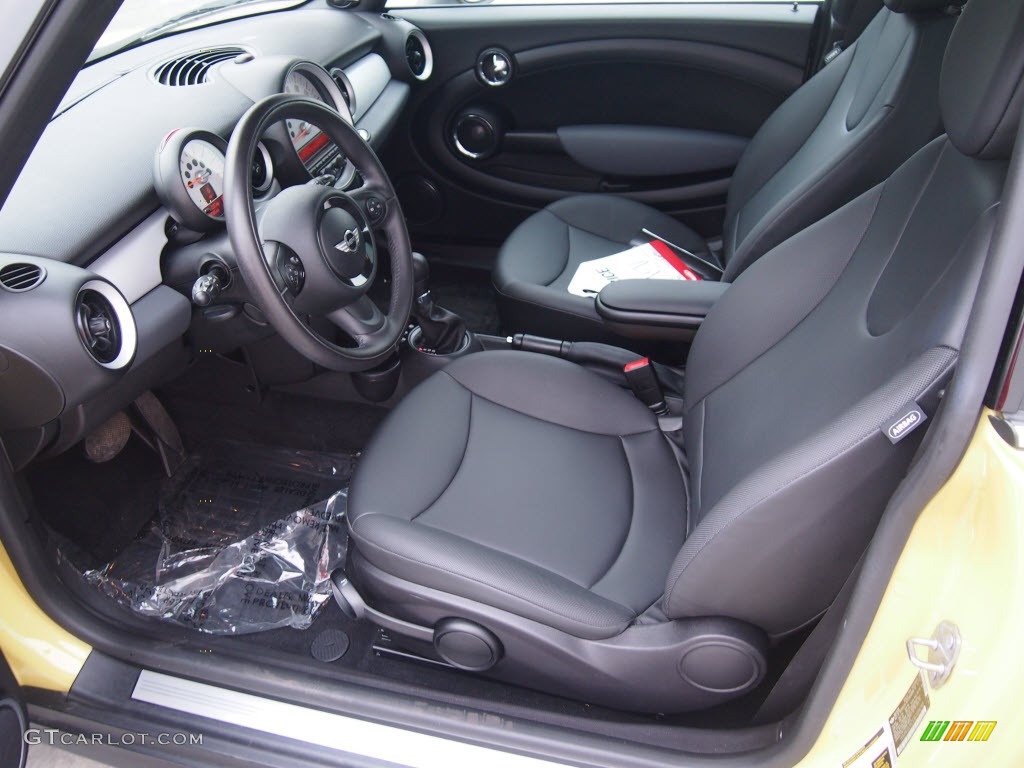 2011 Cooper Hardtop - Interchange Yellow / Carbon Black photo #12
