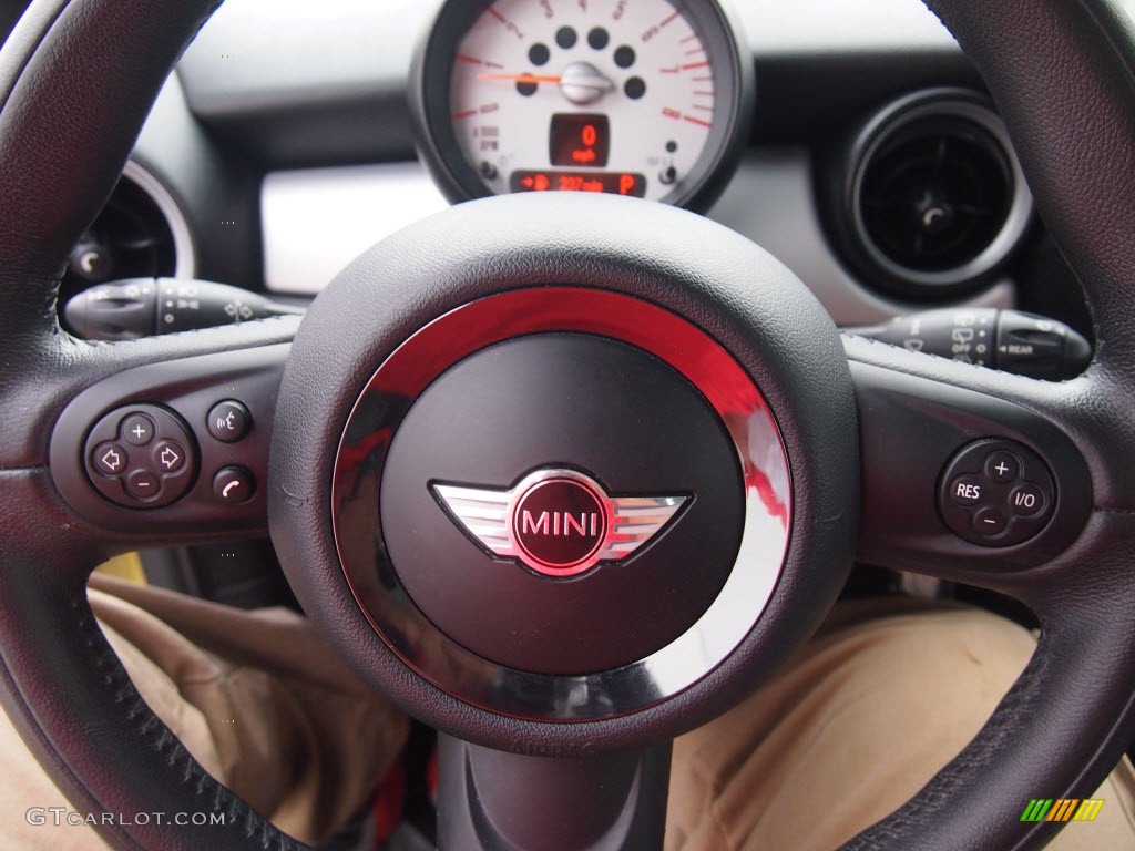 2011 Cooper Hardtop - Interchange Yellow / Carbon Black photo #20