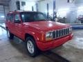 2000 Flame Red Jeep Cherokee Limited 4x4  photo #1