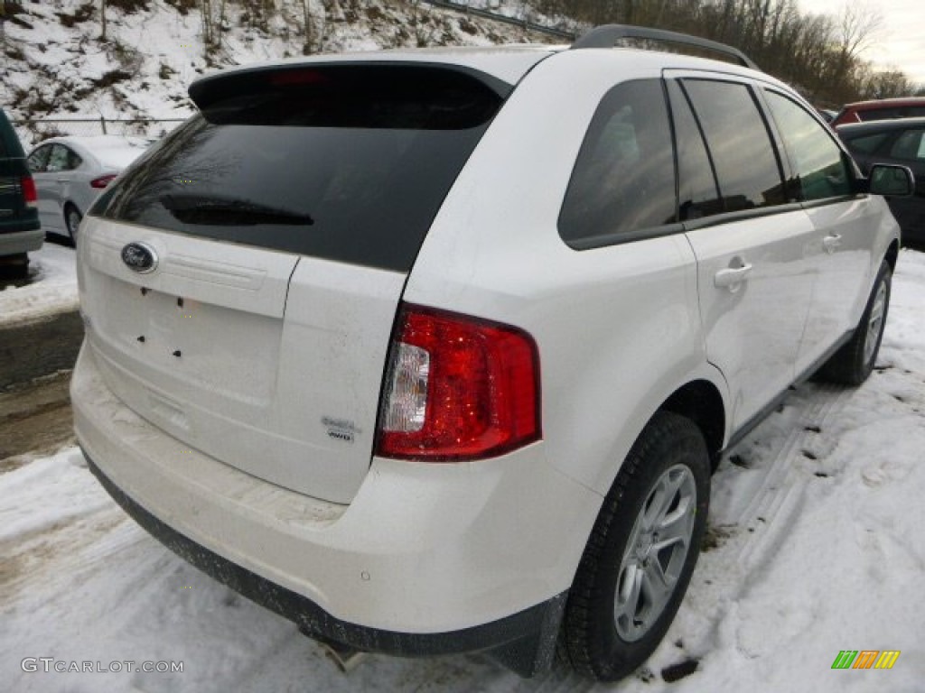 2014 Edge SEL AWD - White Platinum / Medium Light Stone photo #2