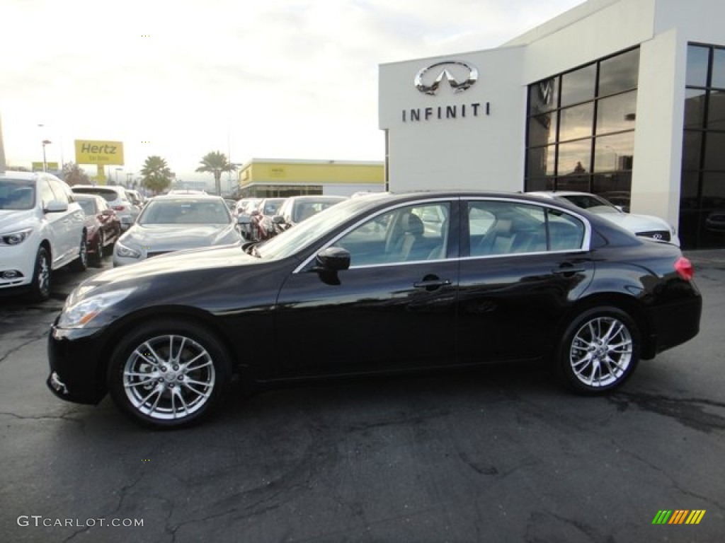 2012 G 37 Journey Sedan - Malbec Black / Graphite photo #2