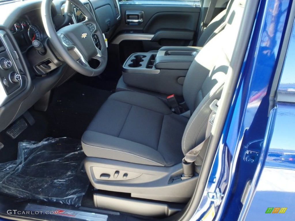2014 Silverado 1500 LT Double Cab 4x4 - Blue Topaz Metallic / Jet Black photo #3