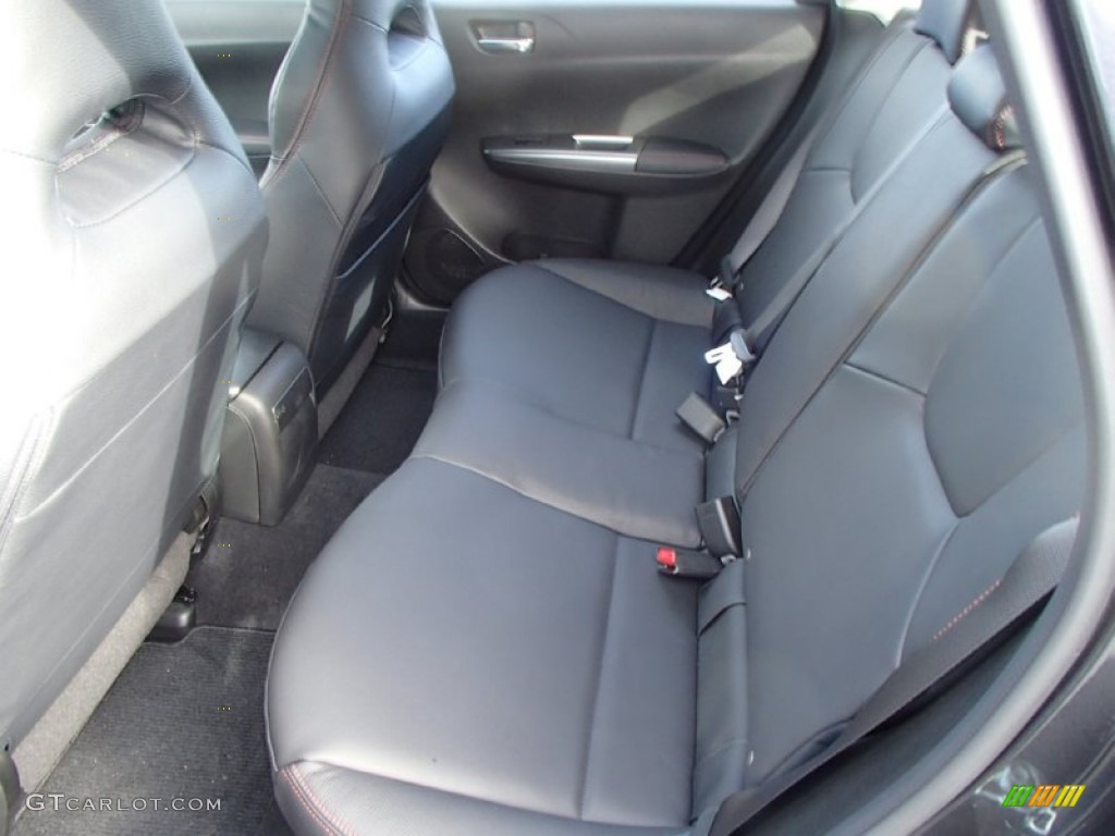 Carbon Black Interior 2014 Subaru Impreza WRX Limited 5 Door Photo #90205730