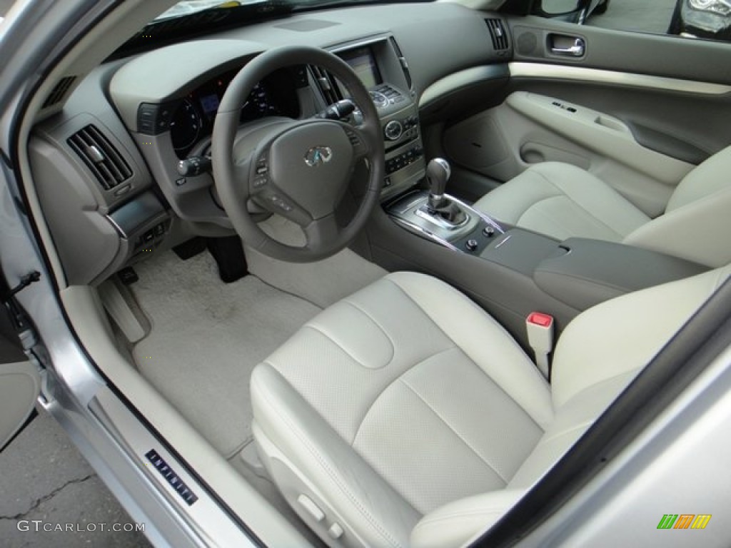 Stone Interior 2012 Infiniti G 37 Journey Sedan Photo #90205995