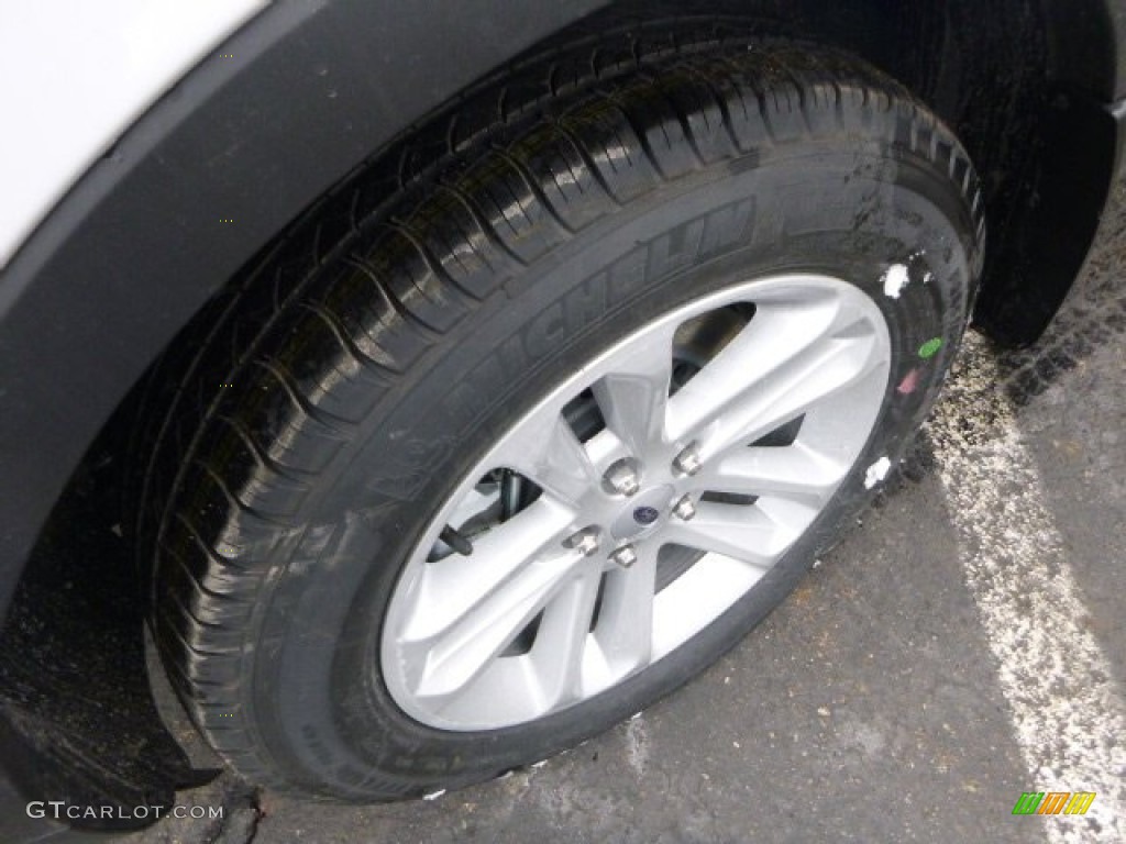2014 Explorer XLT 4WD - Oxford White / Medium Light Stone photo #6