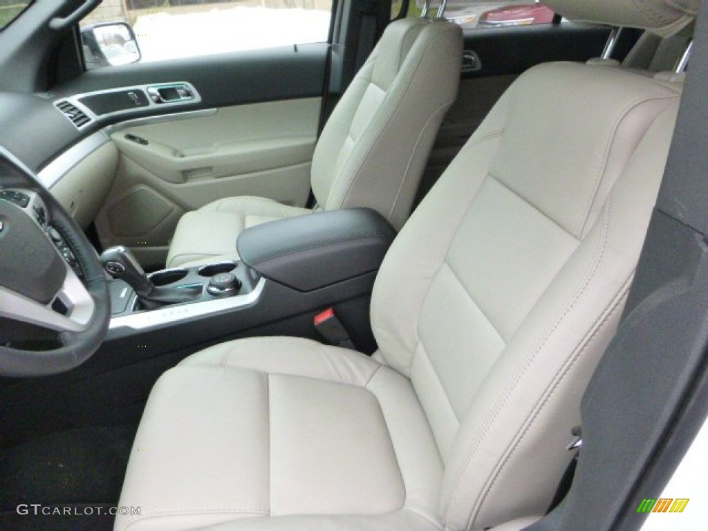 2014 Explorer XLT 4WD - Oxford White / Medium Light Stone photo #7