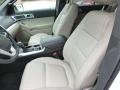 Medium Light Stone 2014 Ford Explorer XLT 4WD Interior Color