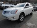 2011 Pearl White Nissan Rogue SV AWD  photo #3