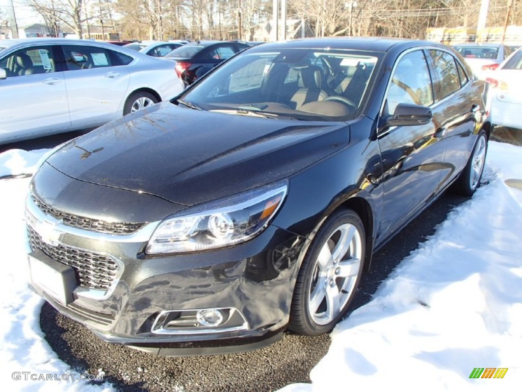 2014 Malibu LTZ - Black Granite Metallic / Jet Black/Brownstone photo #1