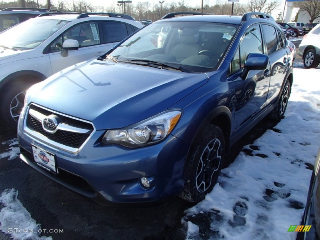 2014 XV Crosstrek 2.0i Limited - Quartz Blue Pearl / Ivory photo #1