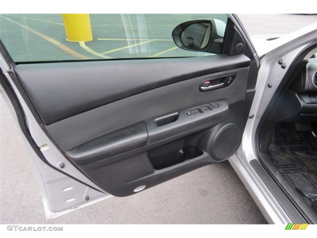 2012 Mazda MAZDA6 i Sport Sedan Black Door Panel Photo #90210632