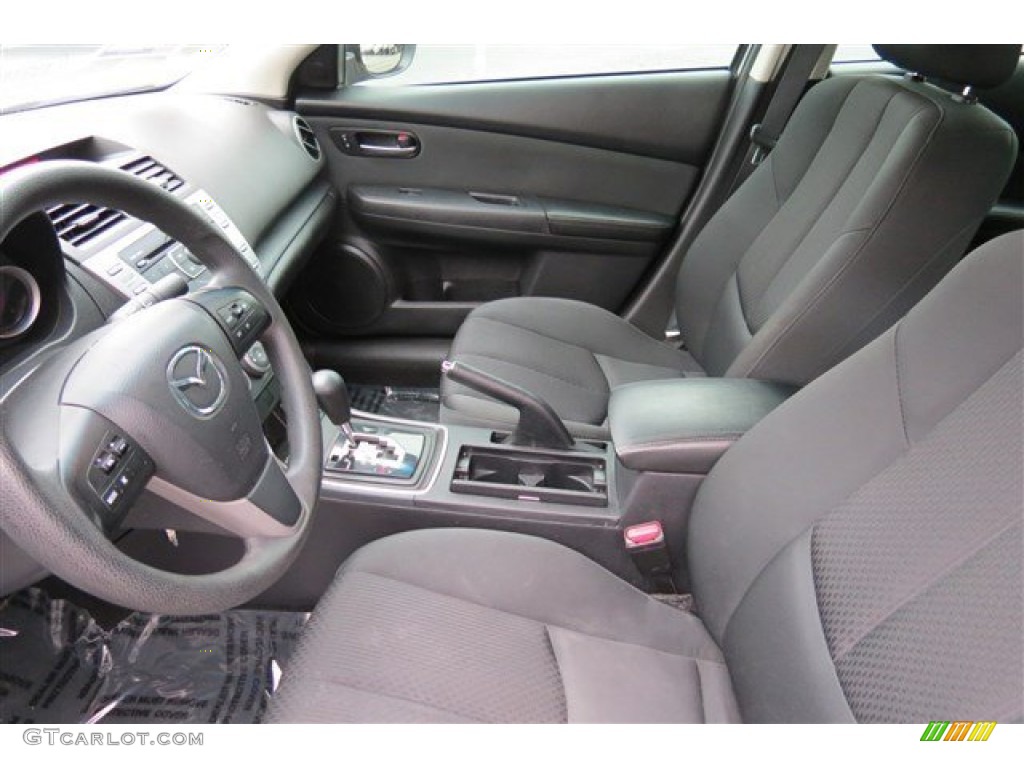 Black Interior 2012 Mazda MAZDA6 i Sport Sedan Photo #90210650