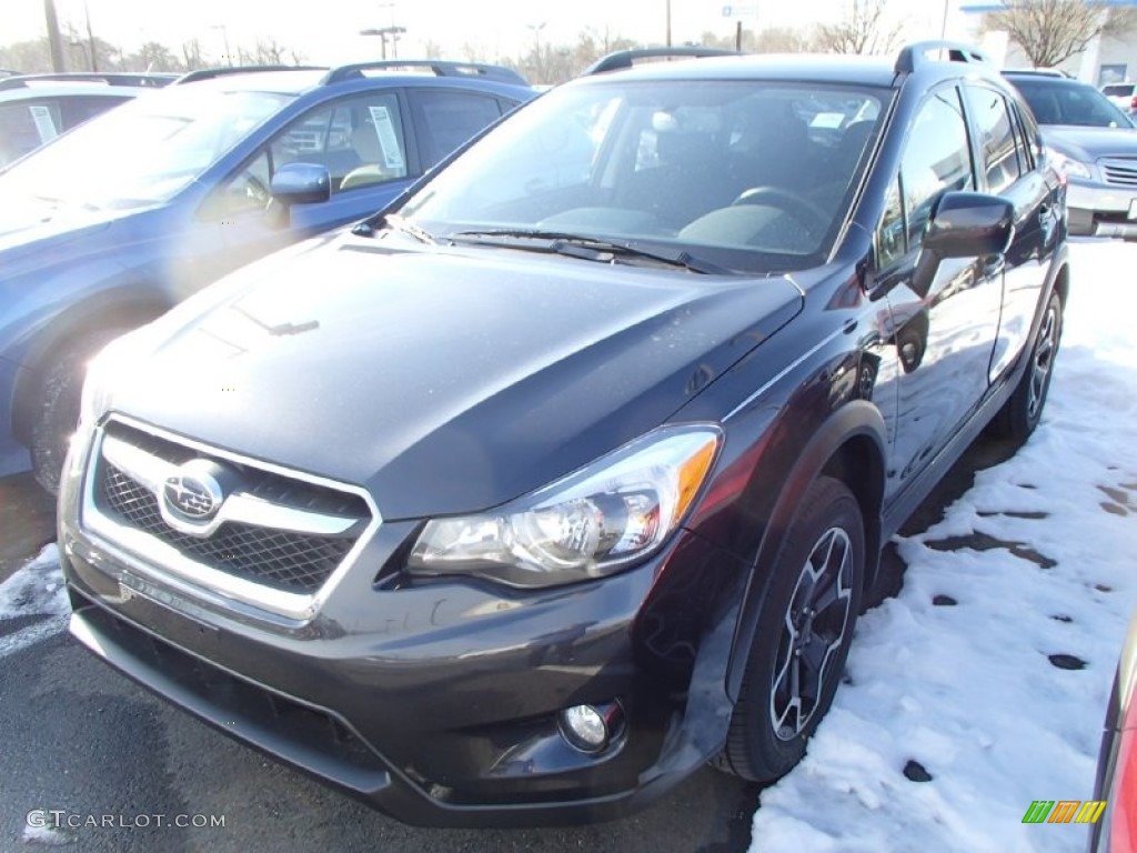 2014 XV Crosstrek 2.0i Premium - Dark Gray Metallic / Black photo #1