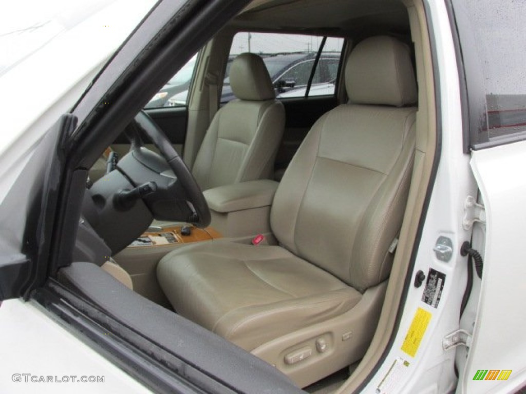 2008 Toyota Highlander Hybrid Limited 4WD Front Seat Photo #90211610