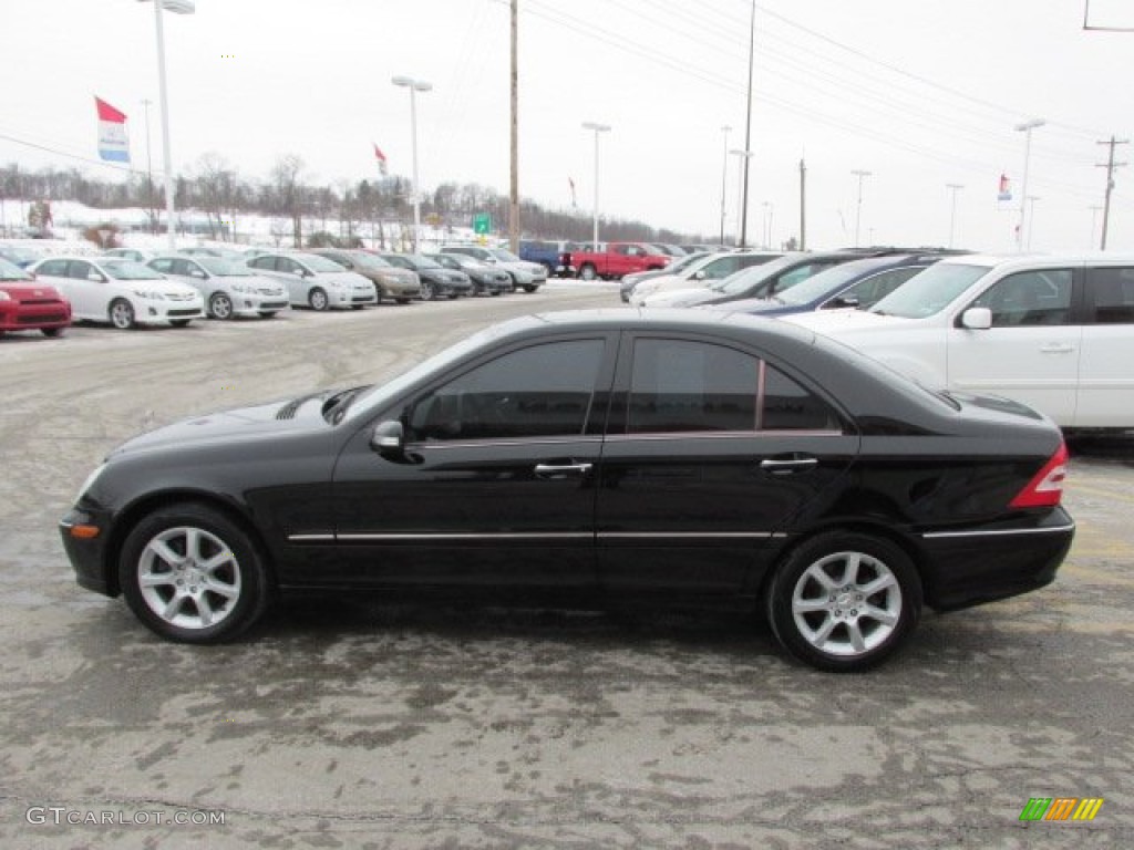 Black 2007 Mercedes-Benz C 280 4Matic Luxury Exterior Photo #90211938