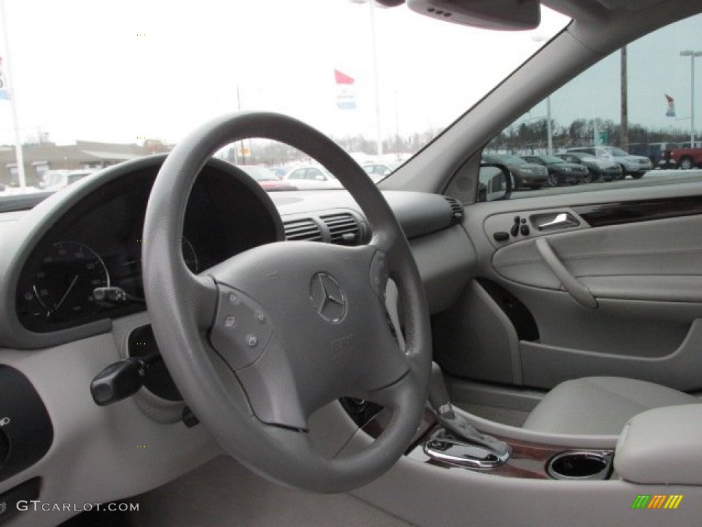 2007 Mercedes-Benz C 280 4Matic Luxury Ash Steering Wheel Photo #90212054