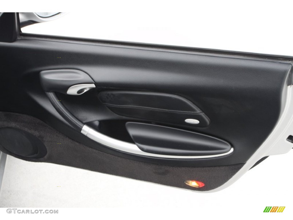 2002 Porsche Boxster S Black Door Panel Photo #90212666