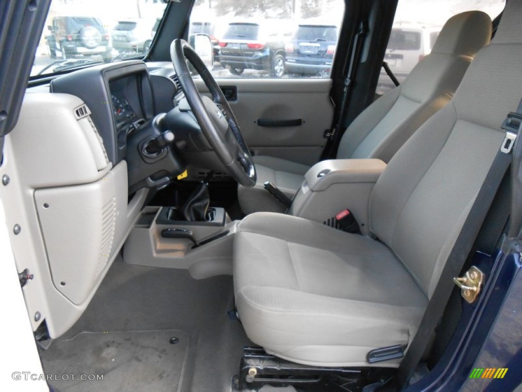 2006 Wrangler Sport 4x4 - Midnight Blue Pearl / Dark Slate Gray photo #10