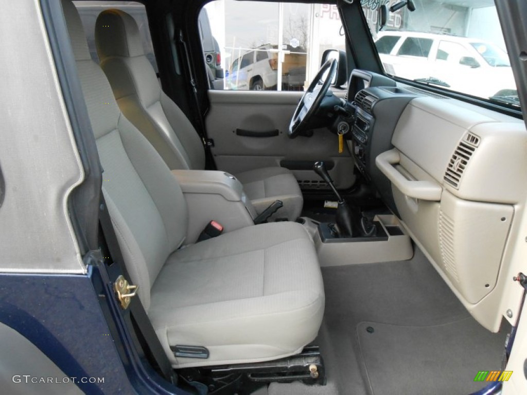 2006 Wrangler Sport 4x4 - Midnight Blue Pearl / Dark Slate Gray photo #13